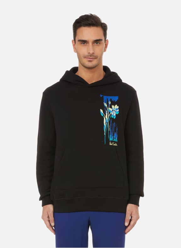 Embroidered hoodie Black by PAUL SMITH PAUL SMITH Embroidered hoodie Black