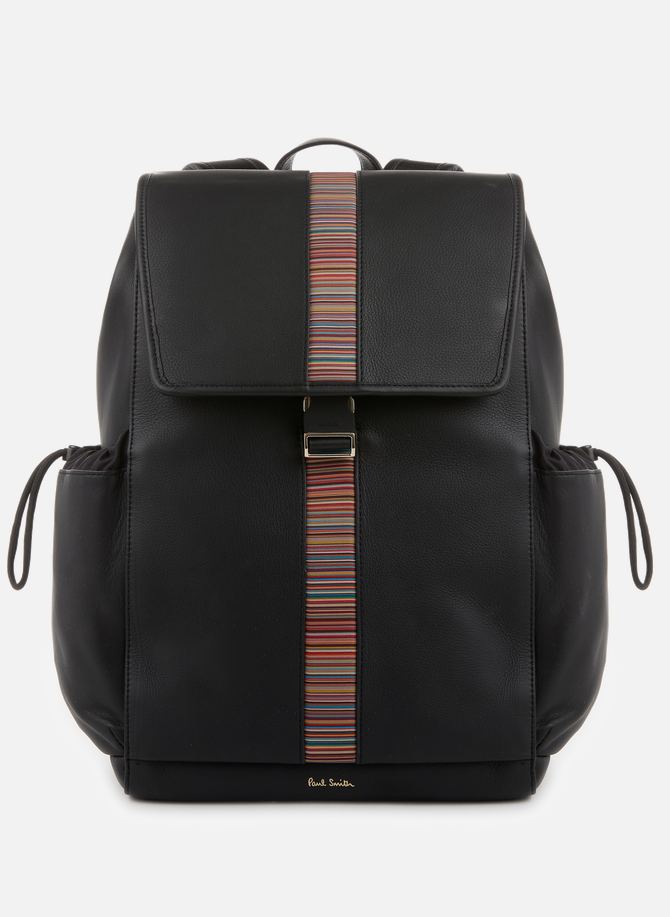 Signature Stripe leather backpack PAUL SMITH
