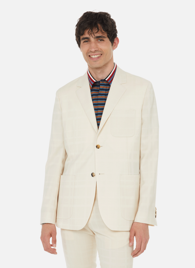 Wool check suit jacket PAUL SMITH
