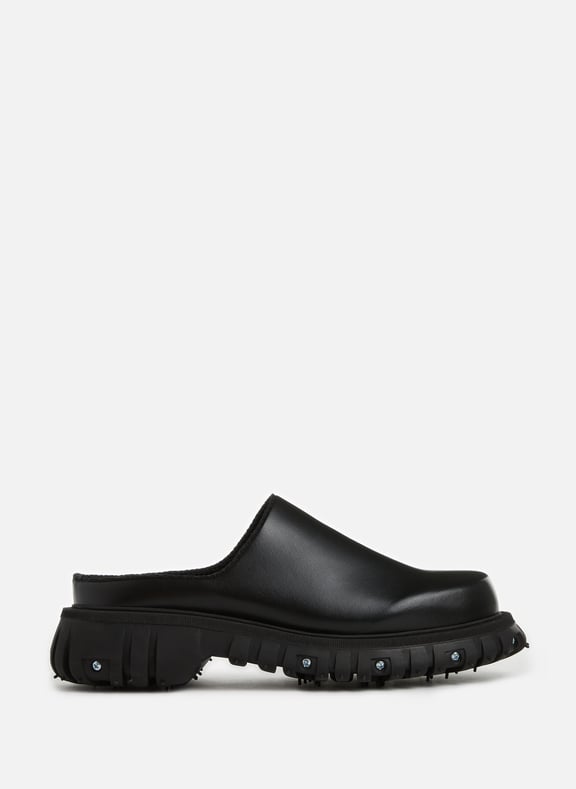 Vegan leather mules Black by PHILEO PHILEO Vegan leather mules Black