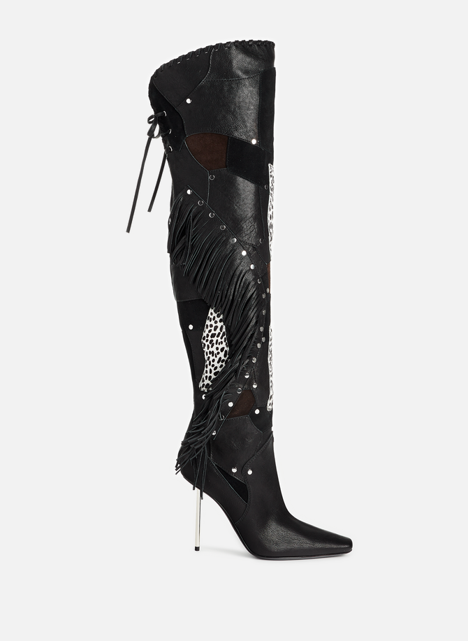 Fringed over-the-knee boots PHILOSOPHY DI LORENZO