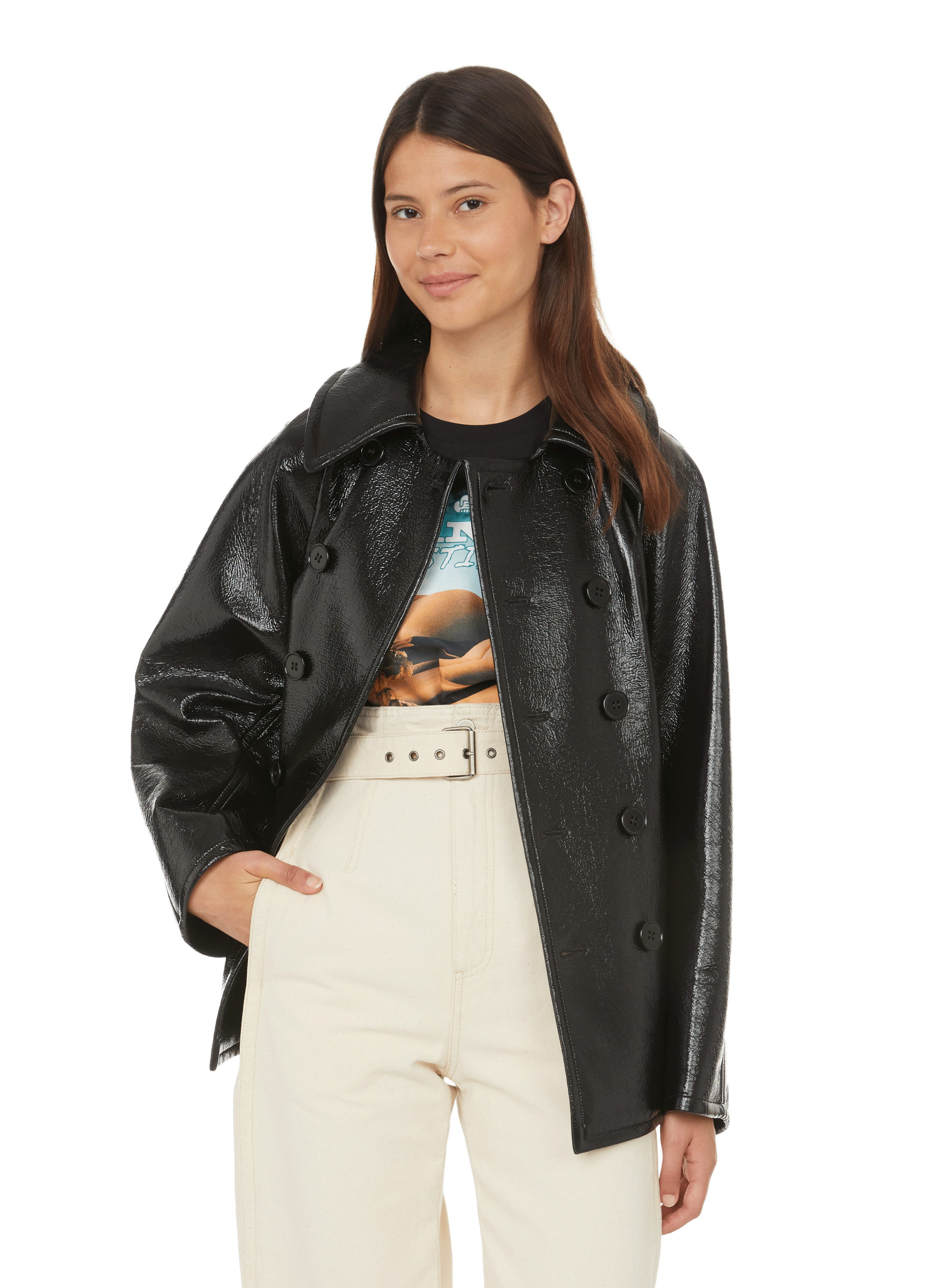 patent jacket womens