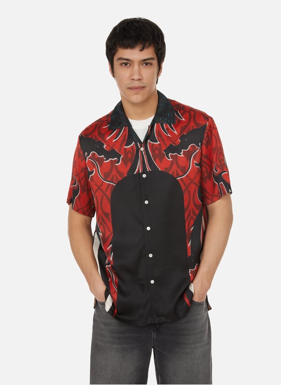 Dragon loose-fit shirt Multicolour by PHIPPS PHIPPS Dragon loose-fit shirt Multicolour