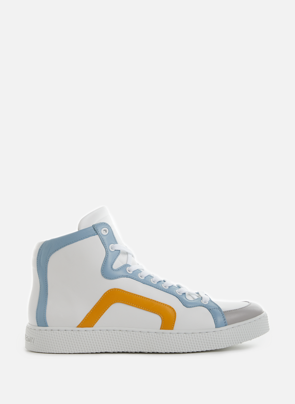 PIERRE HARDY High-top leather sneakers White