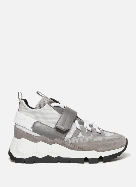 PIERRE HARDY PHMC dual material Sneakers  Grey