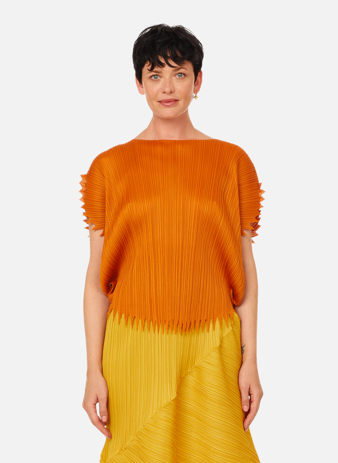 Pleated top with cut-outs PLEATS PLEASE ISSEY MIYAKE