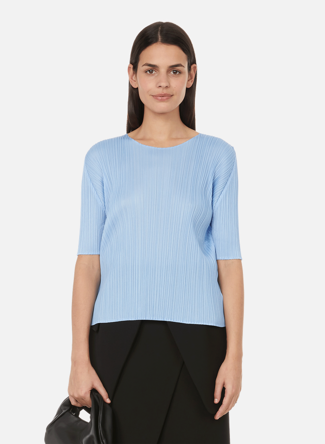 Round-neck pleated top PLEATS PLEASE ISSEY MIYAKE