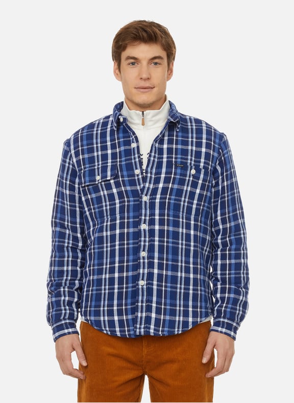 Shearling-effect lined shirt Blue by POLO RALPH LAUREN POLO RALPH LAUREN Shearling-effect lined shirt Blue