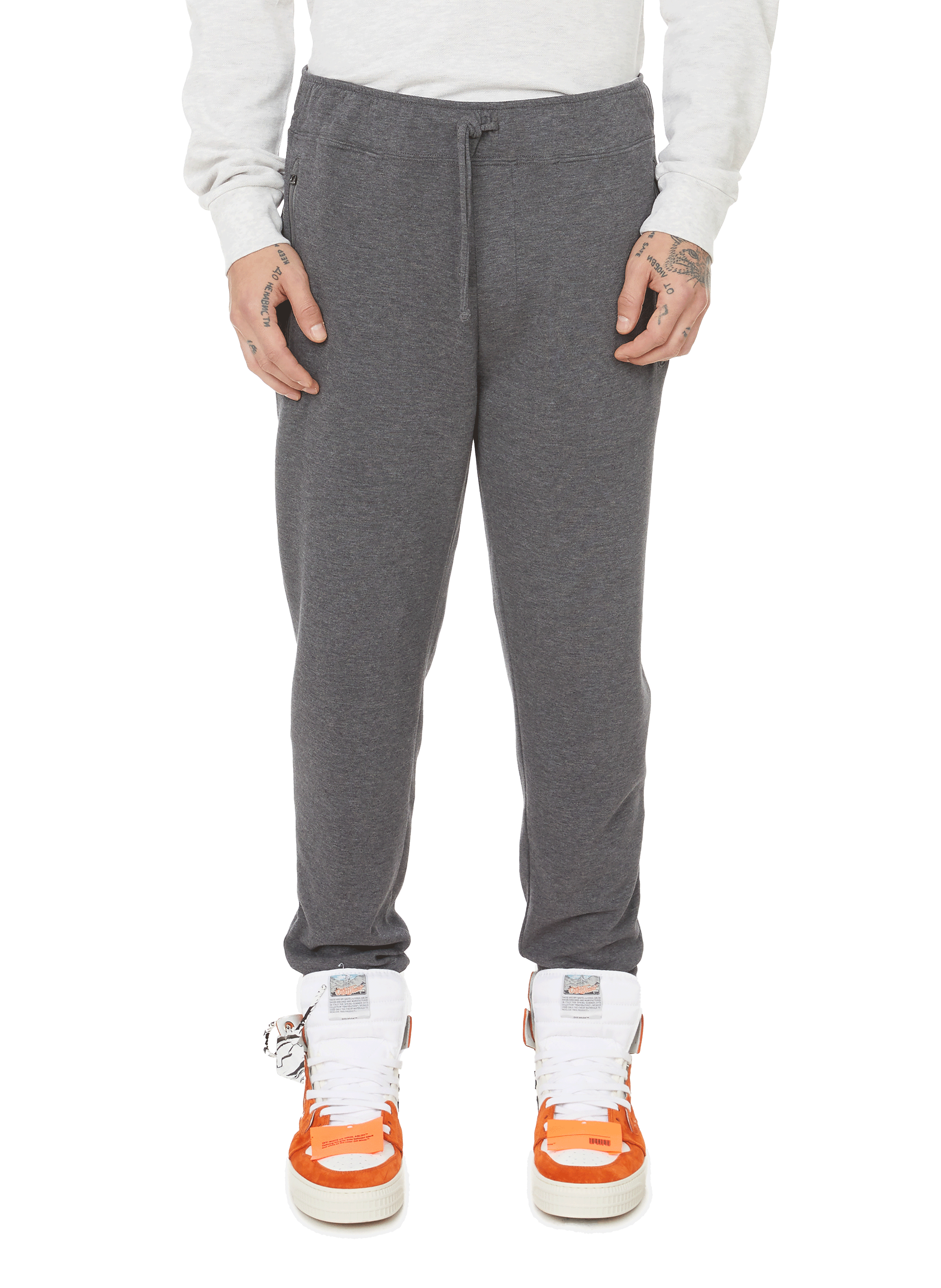 ralph lauren double knit joggers grey