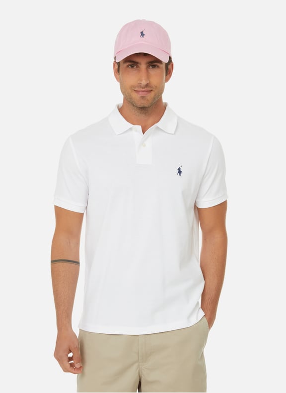 SLIM FIT COTTON PIQU POLO SHIRT POLO RALPH LAUREN for MEN