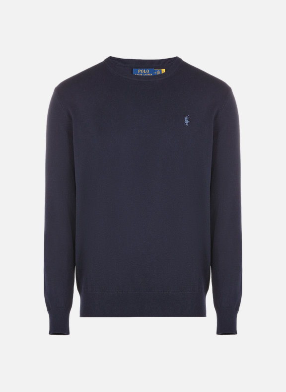 POLO RALPH LAUREN Cotton and recycled cashmere jumper Blue