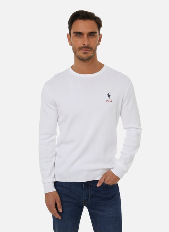 Cotton knit jumper White by POLO RALPH LAUREN POLO RALPH LAUREN Cotton knit jumper White