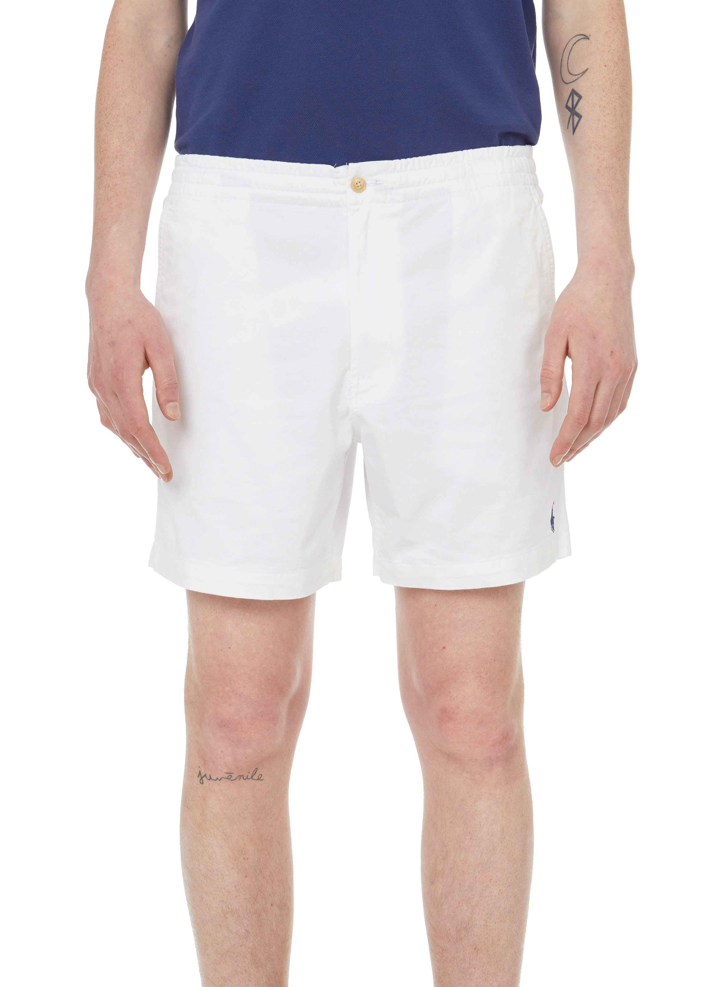 mens polo logo shorts