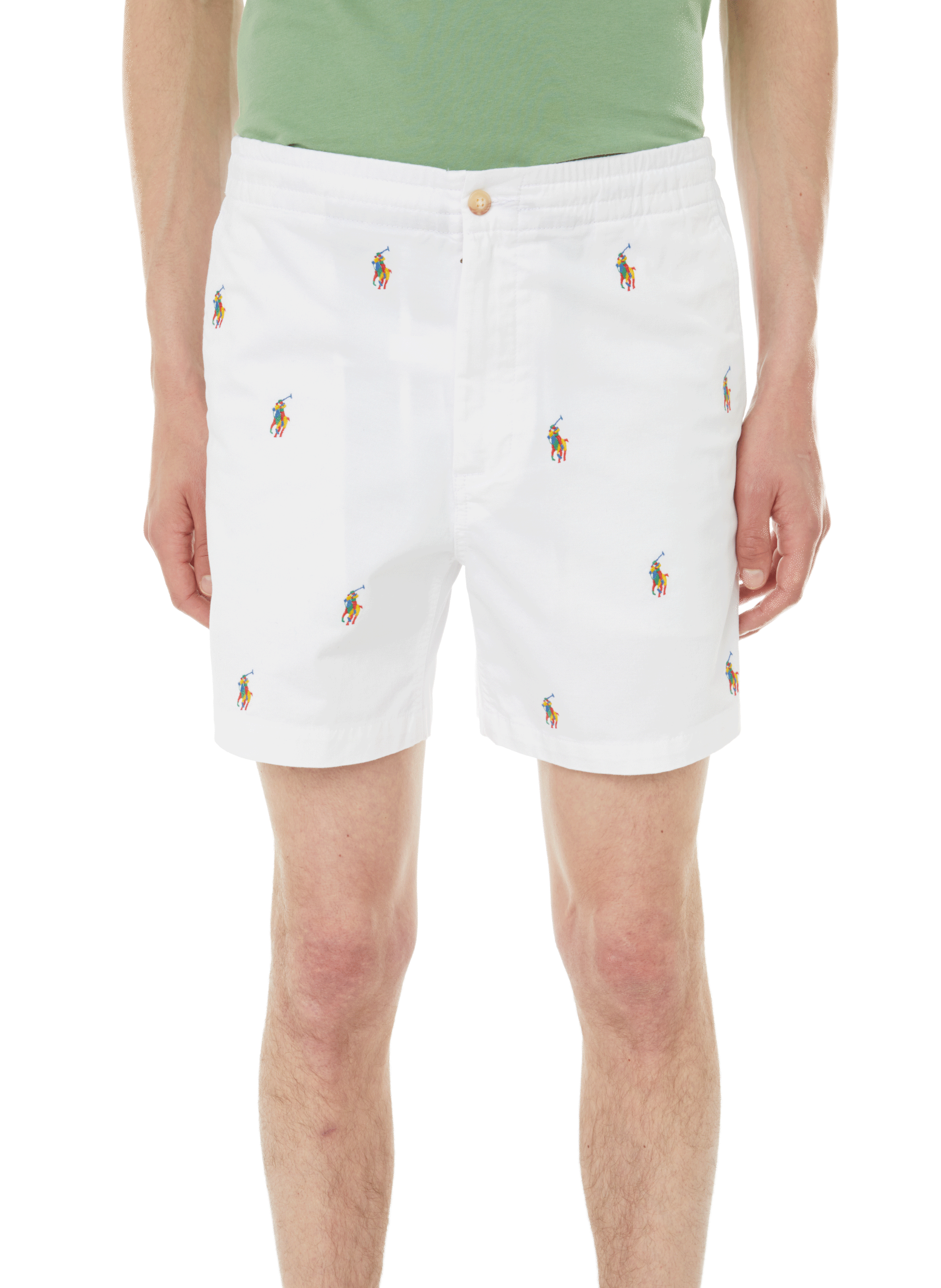 polo ralph lauren embroidered shorts