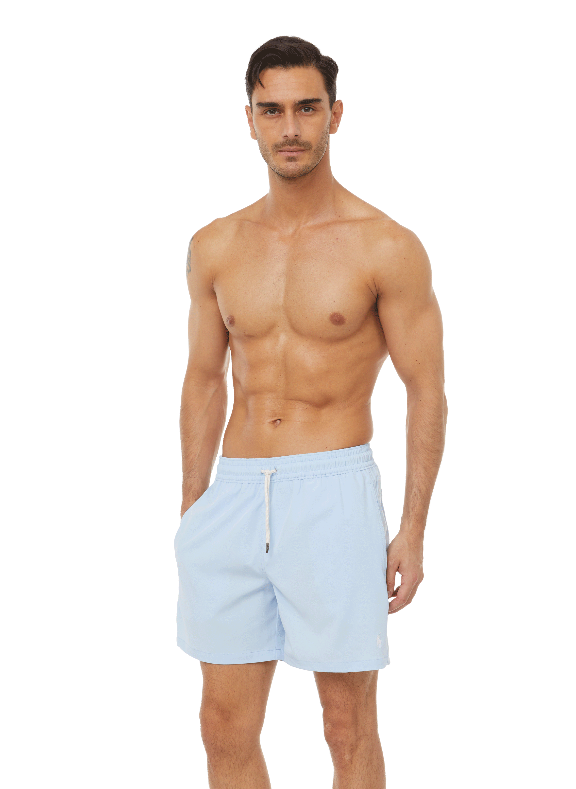 RECYCLED POLYESTER SWIM SHORTS - POLO 