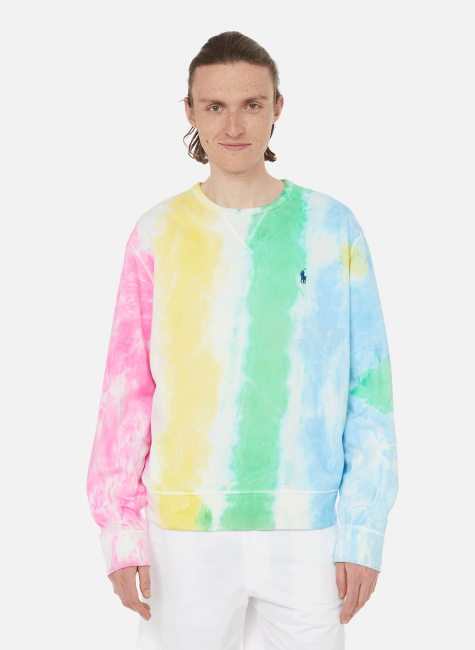 Tie-dye cotton-blend sweatshirt POLO RALPH LAUREN