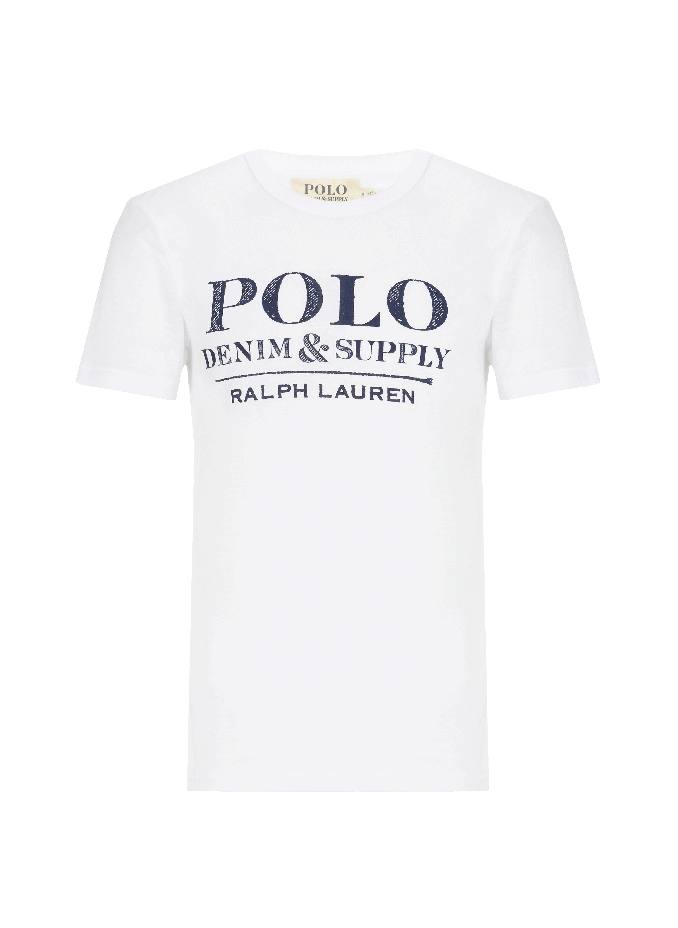 ROUND-NECK COTTON T-SHIRT - POLO RALPH 