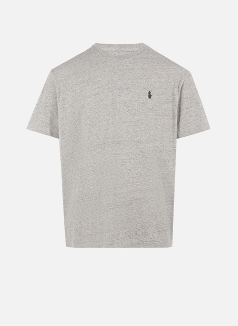 T-shirt col rond en coton GreyPOLO RALPH LAUREN 