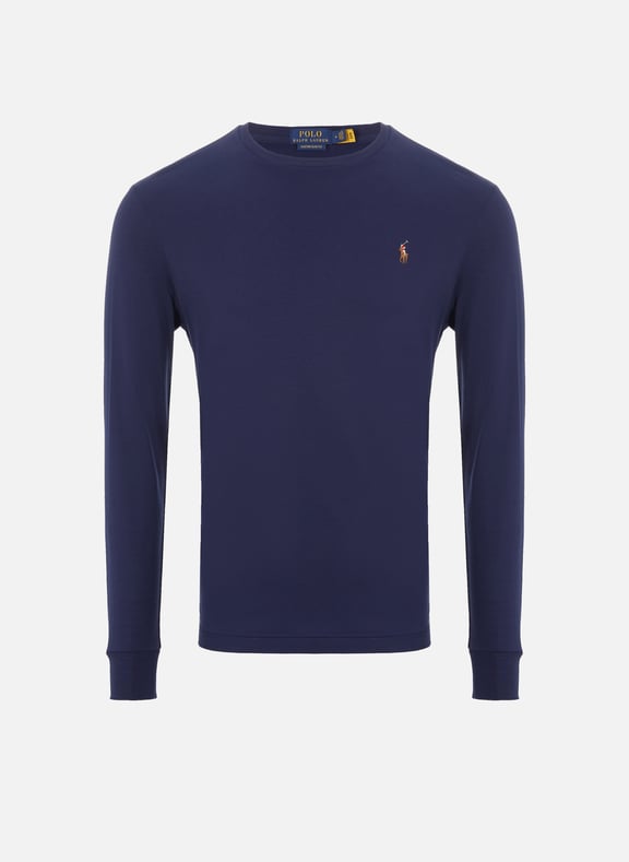Cotton T-shirt Blue by POLO RALPH LAUREN POLO RALPH LAUREN Cotton T-shirt Blue