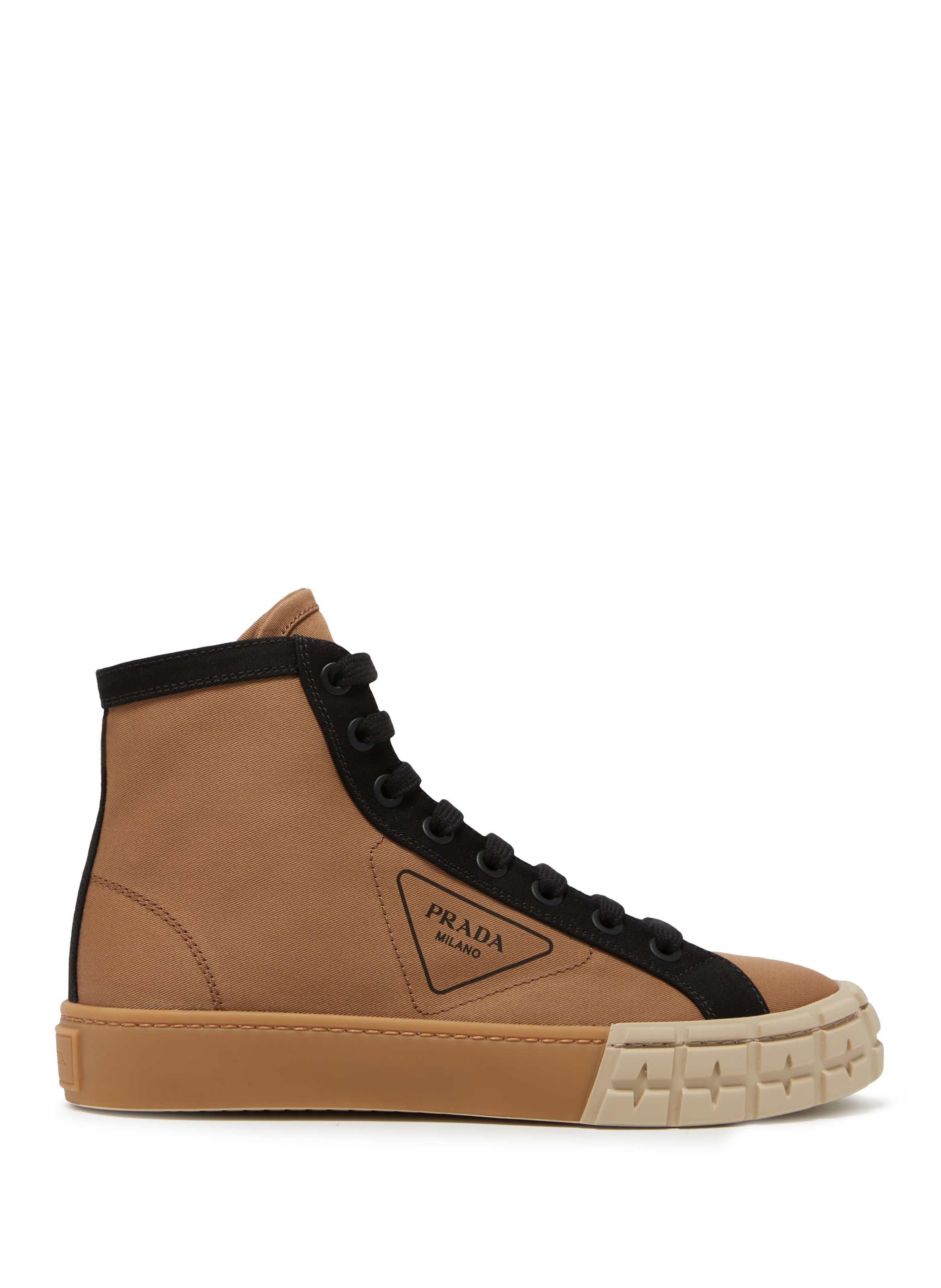 hi top prada sneakers