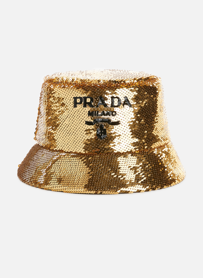 Sequinned bucket hat PRADA