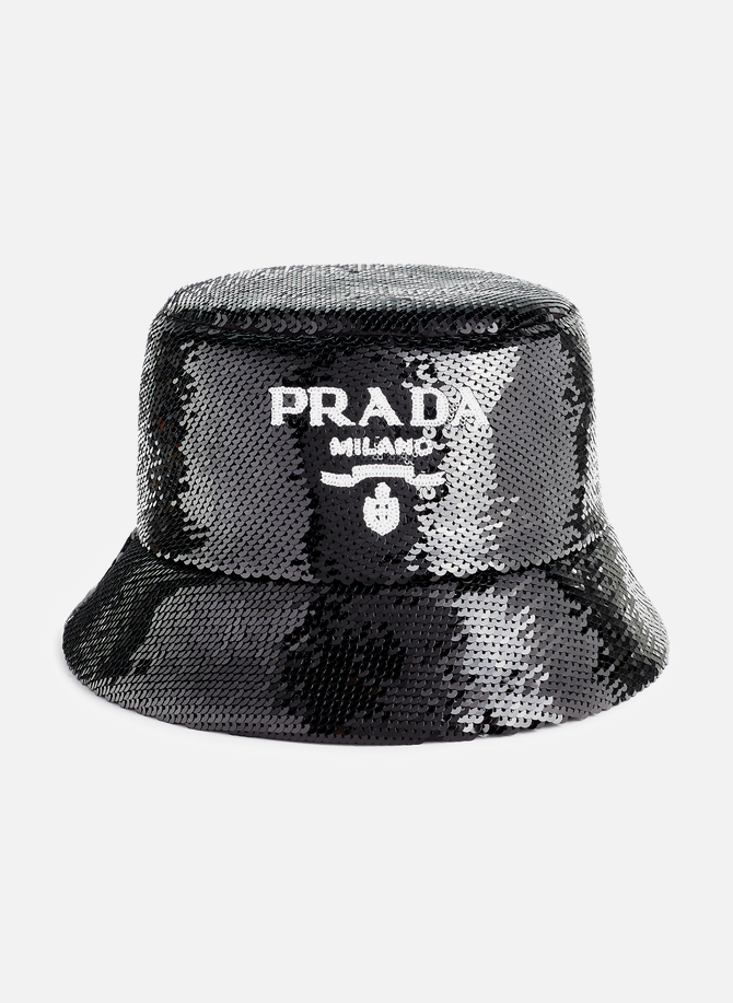 Sequinned bucket hat PRADA