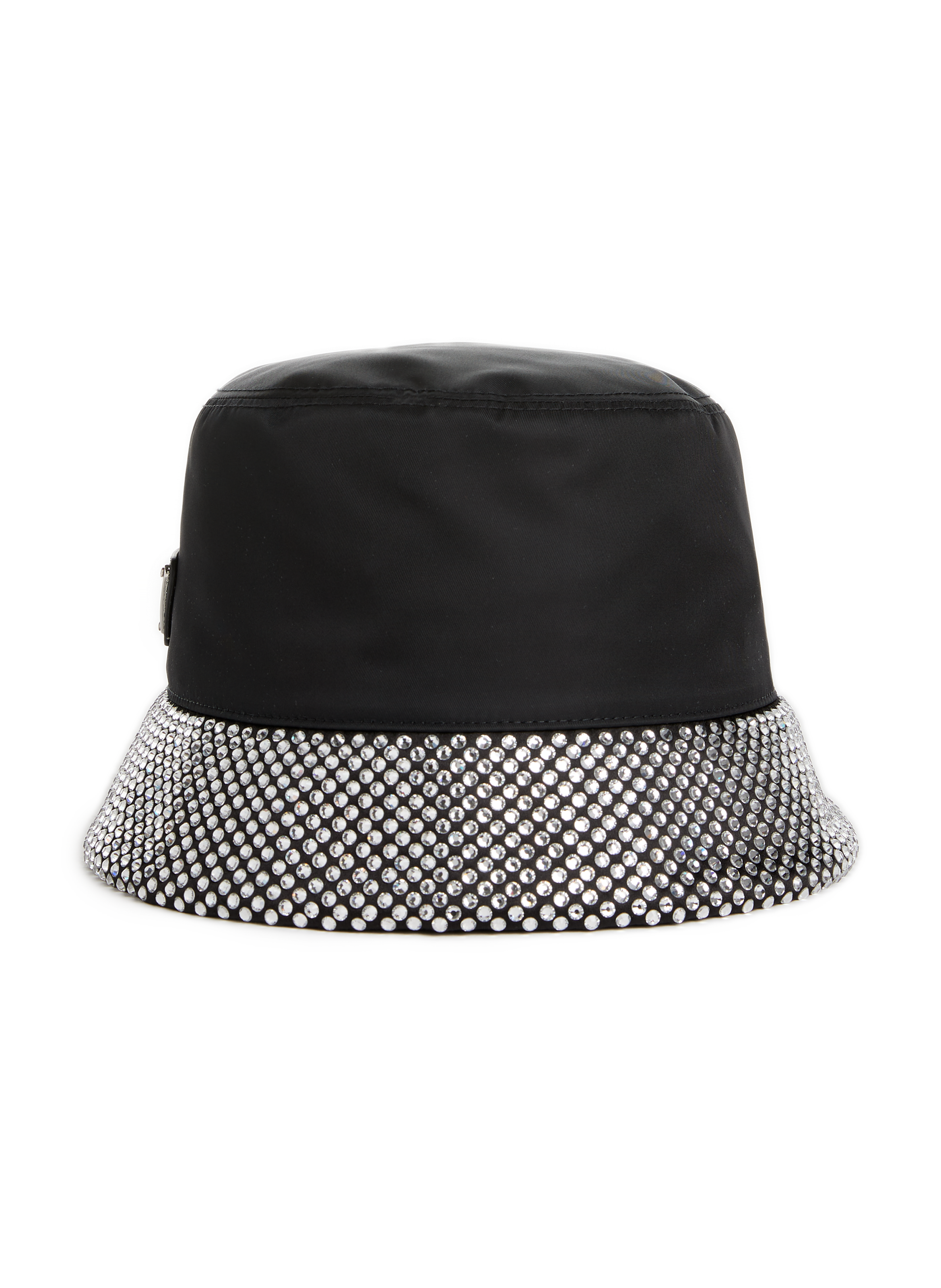 prada rhinestone bucket hat