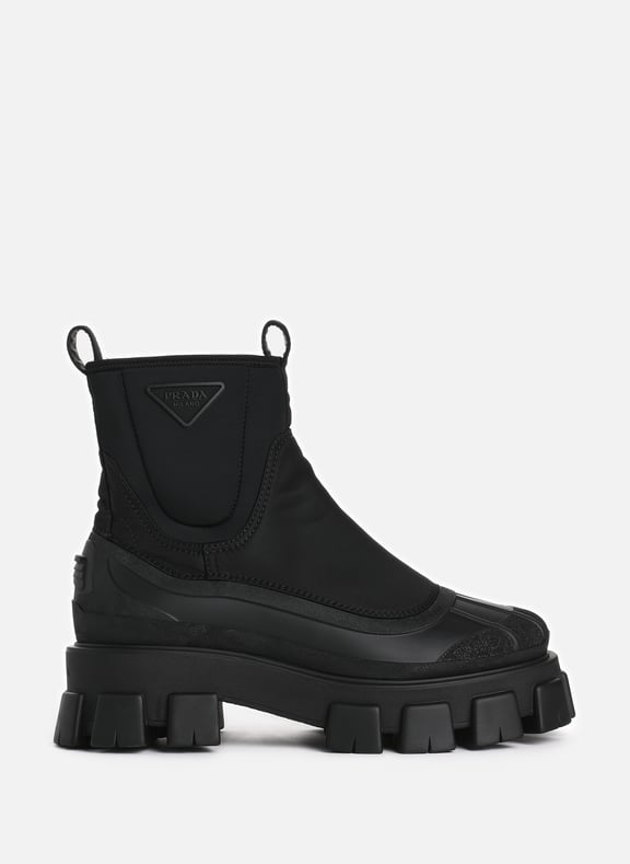 MONOLITH RE NYLON GABARDINE BOOTS PRADA for MEN Printemps