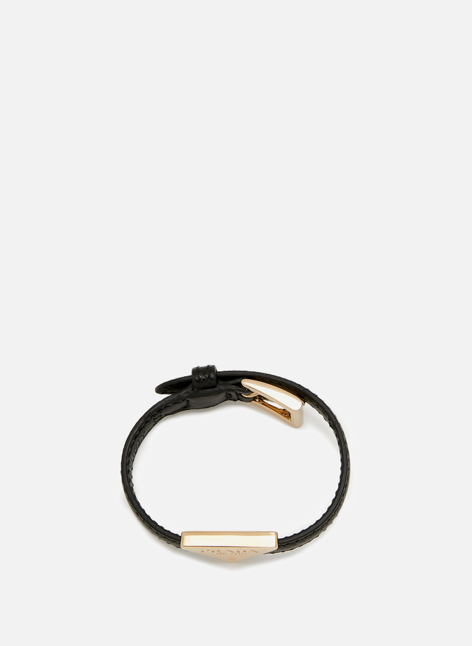 Saffiano leather bracelet PRADA