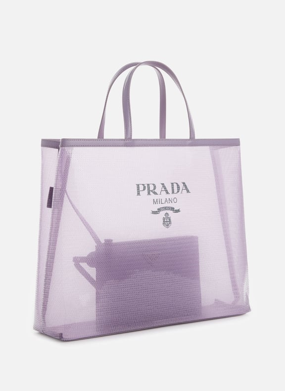Prada see clearance through bag