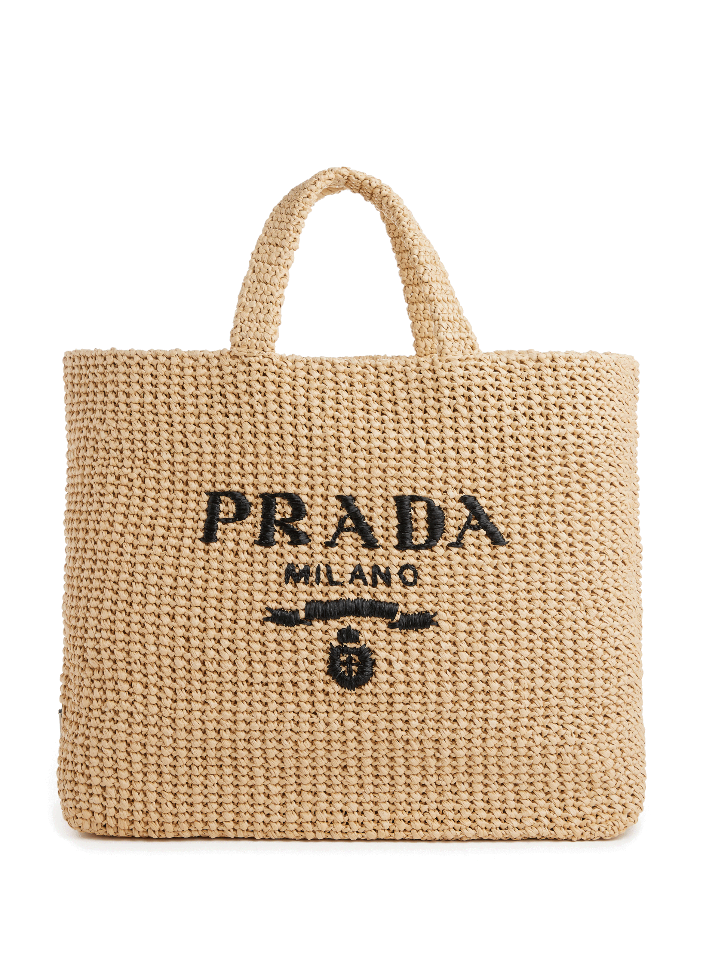 prada hessian bag