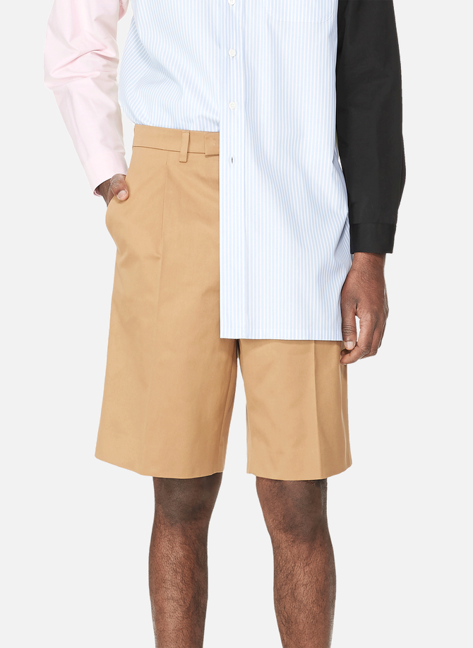 Cotton Chino Bermuda Shorts  PRADA