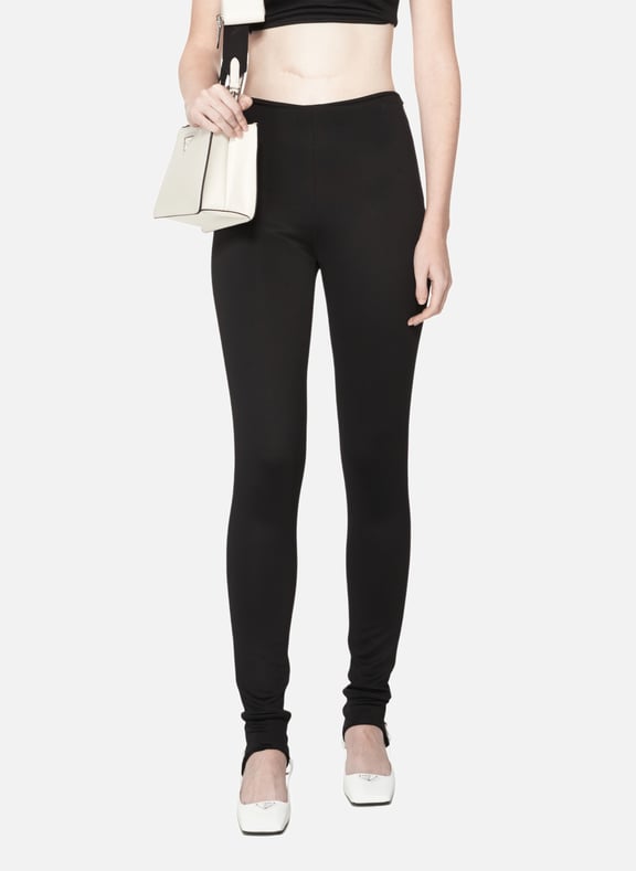 LEGGINGS WITH UNDER FOOT DETAILING PRADA for WOMEN Printemps