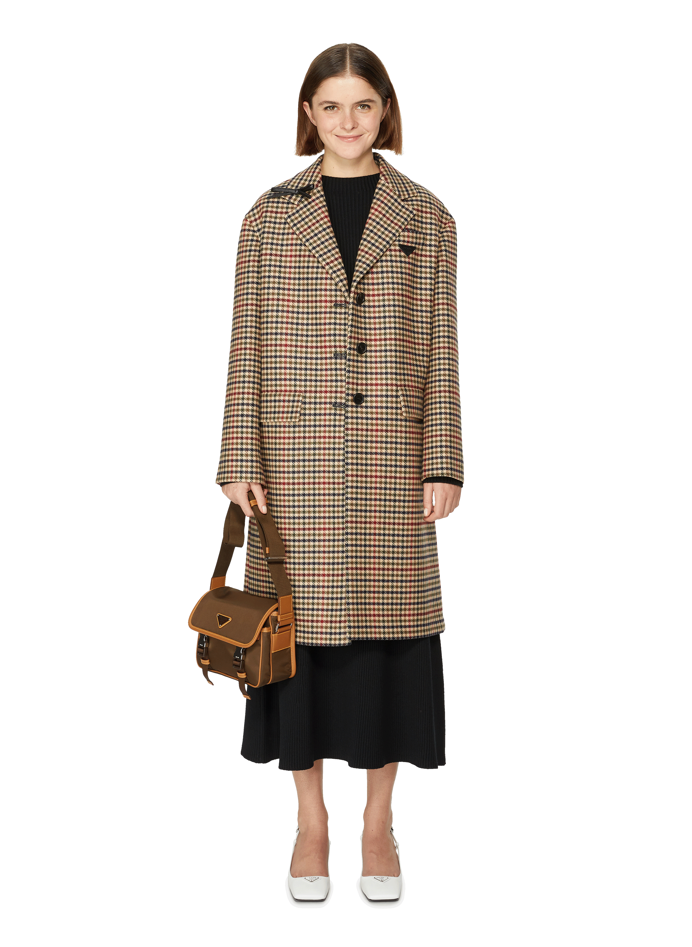 prada wool coat womens