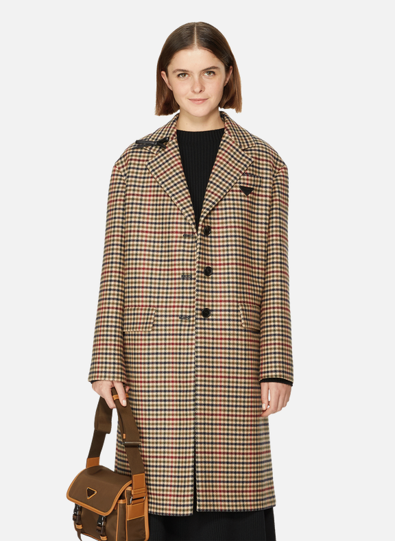 WOOL AND CASHMERE COAT - PRADA for WOMEN 