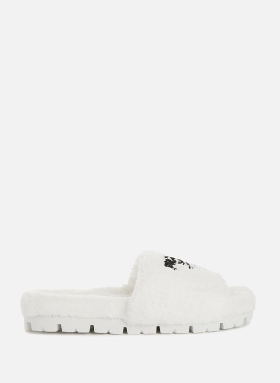 Towelling fabric mules Multicolour by PRADA PRADA Towelling fabric mules Multicolour