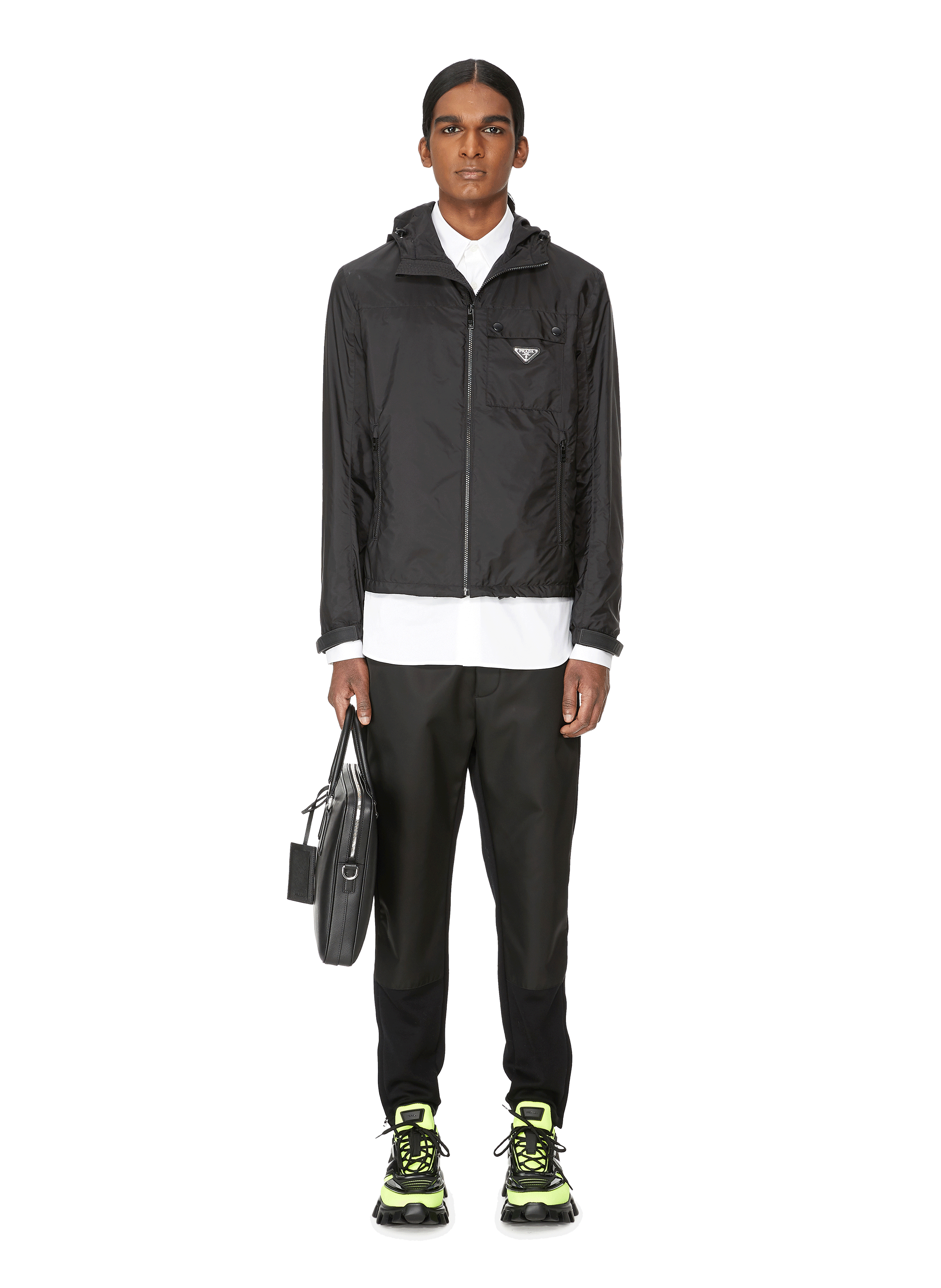 prada half zip jacket