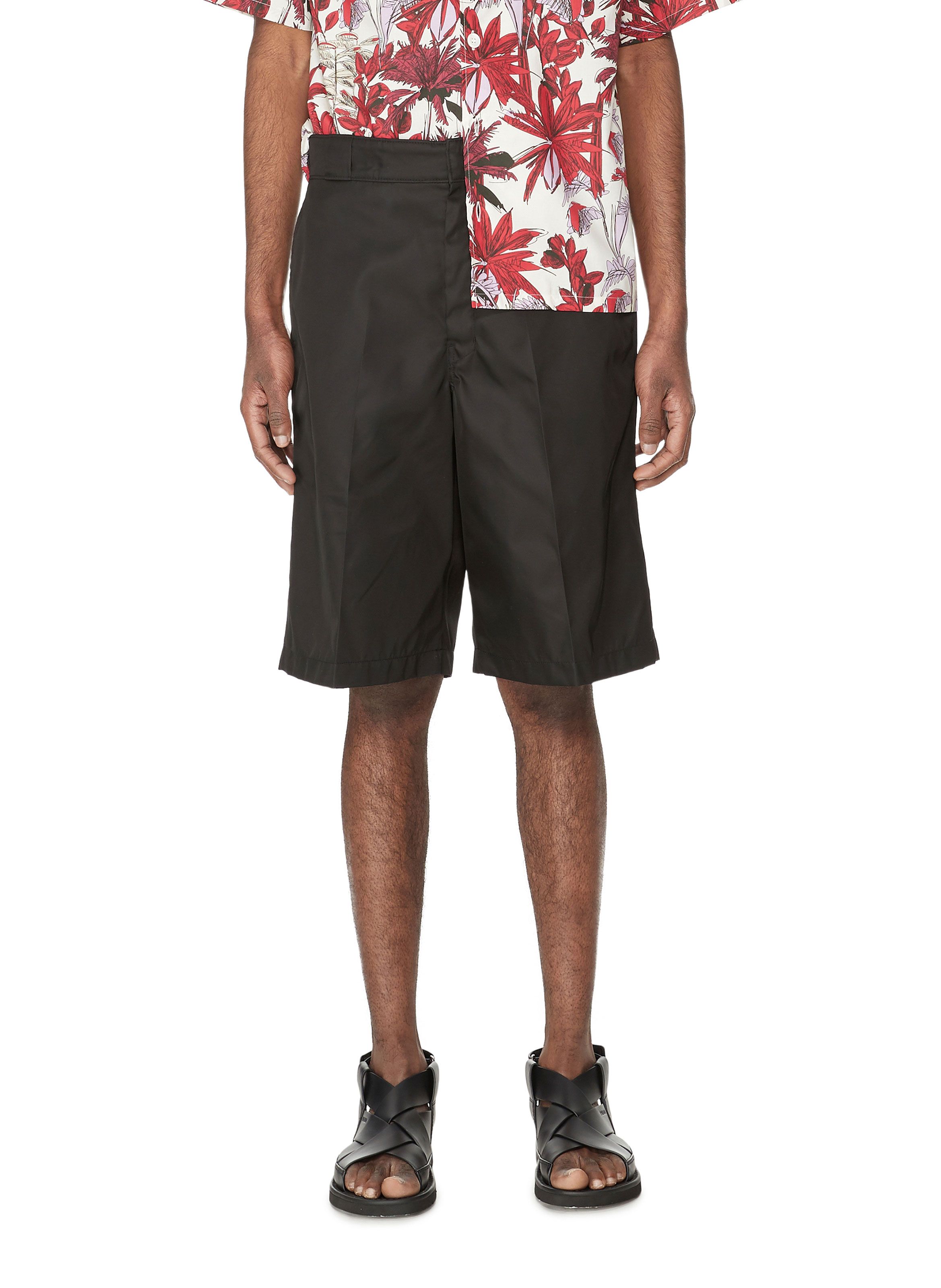 nylon gabardine shorts