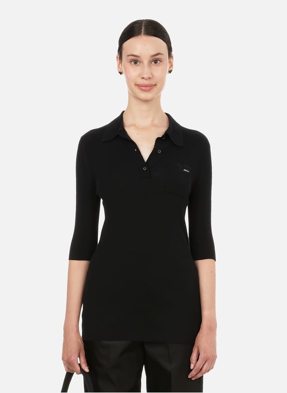 Prada long sleeve polo sales