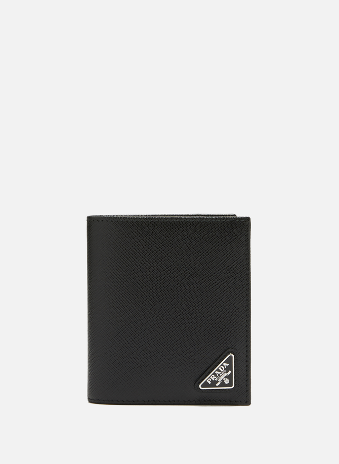 Leather flap wallet PRADA