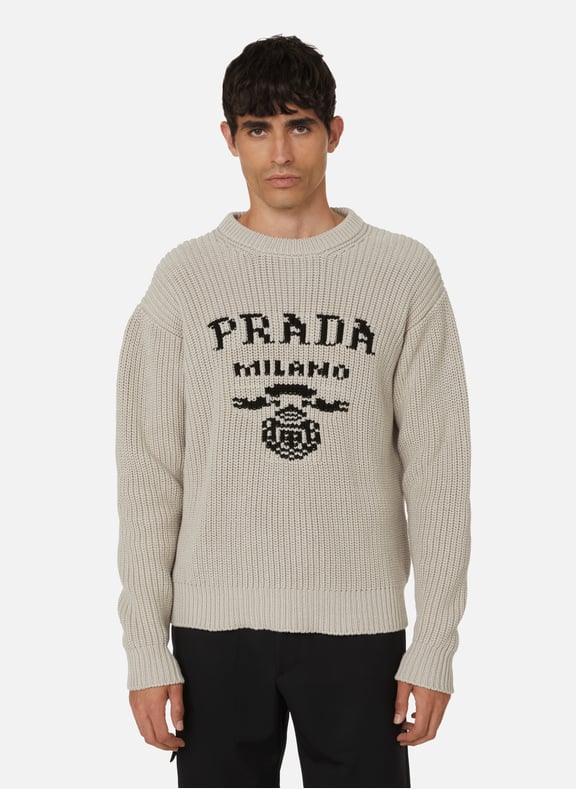 Prada milano beige jumper Clearance