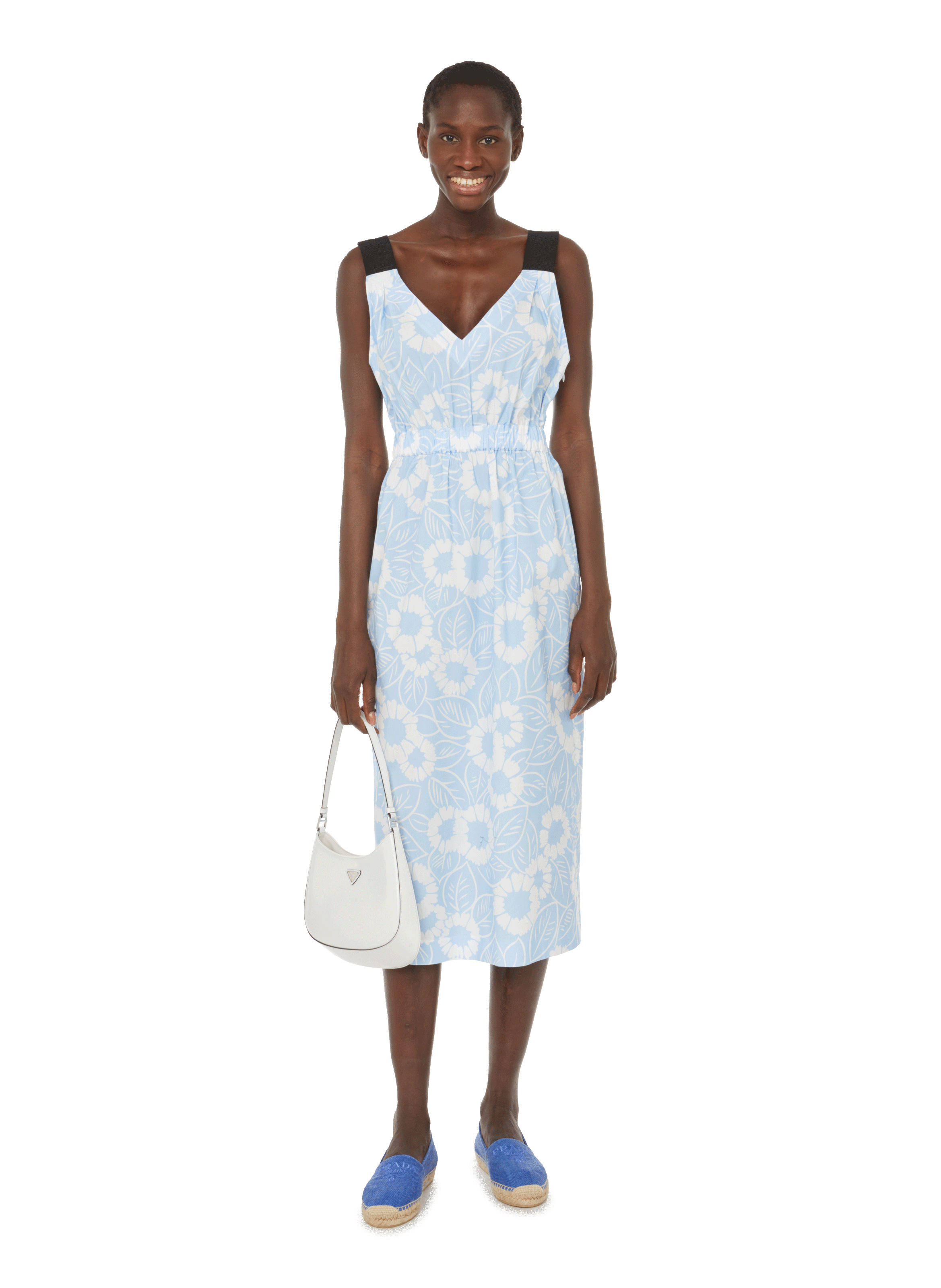 prada flower dress