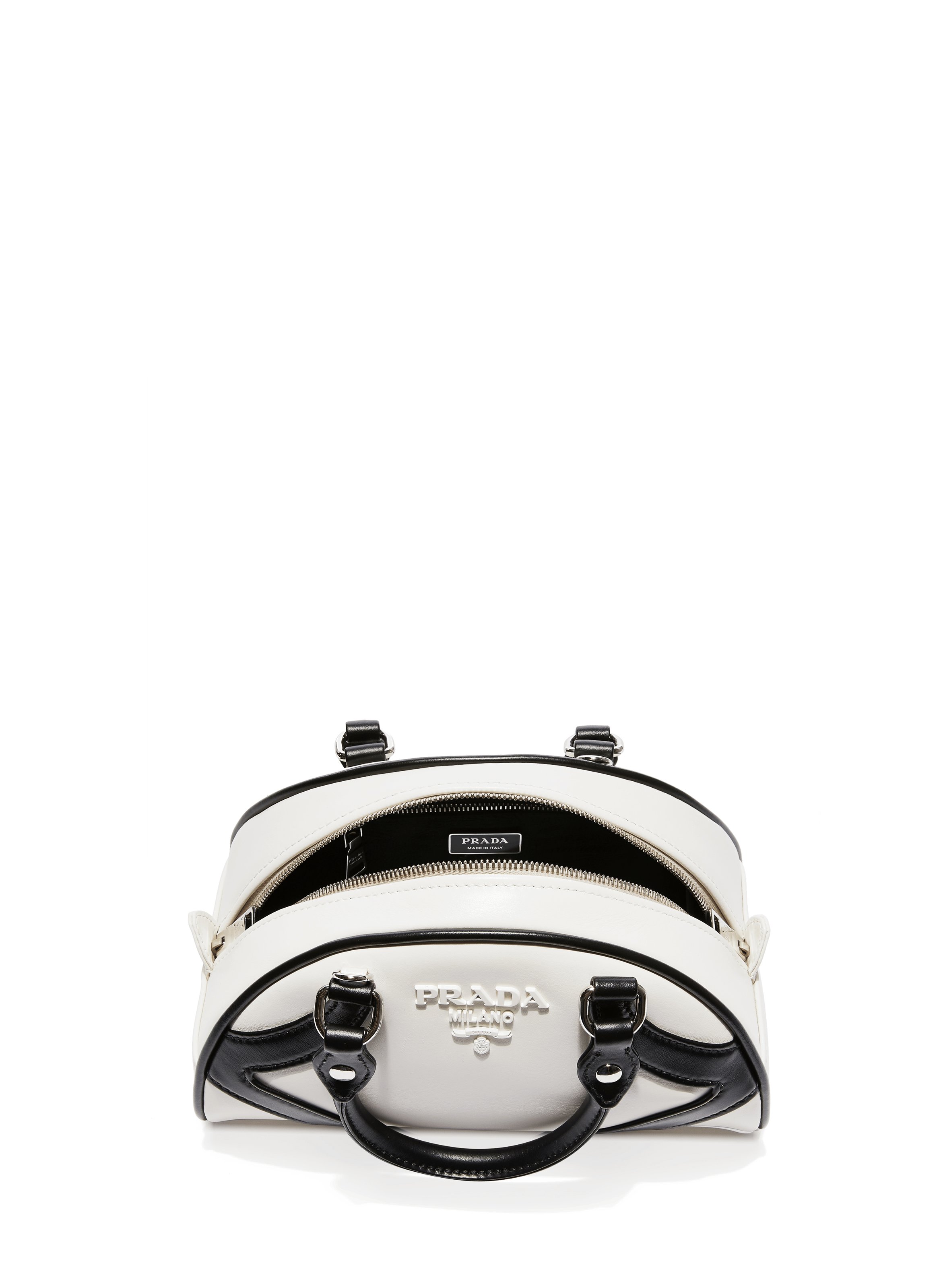 LEATHER BOWLING BAG PRADA for WOMEN