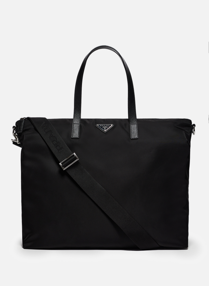 Re-Nylon and Saffiano leather tote bag PRADA