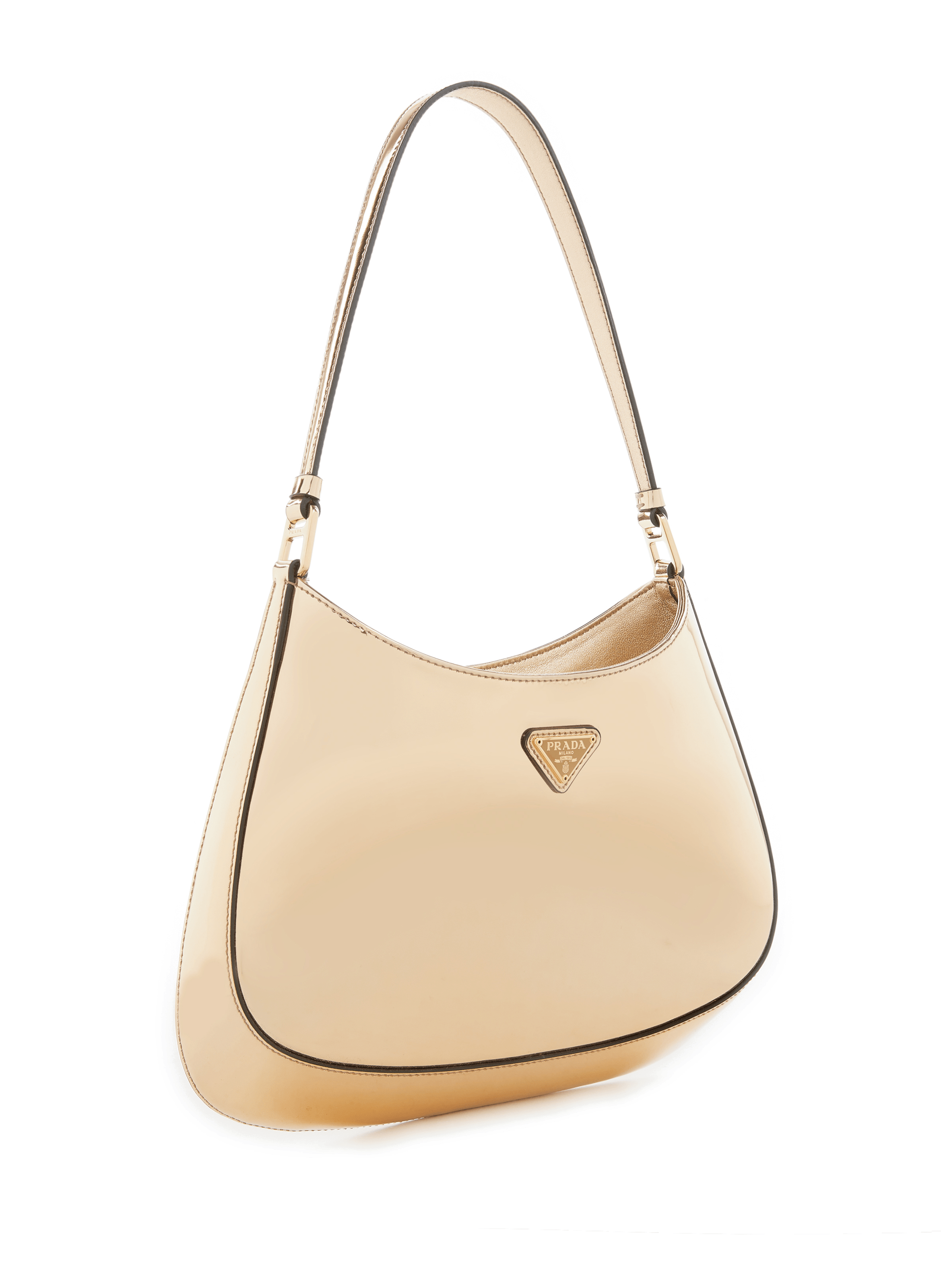 CLÉO METALLIC LEATHER BAG PRADA for WOMEN