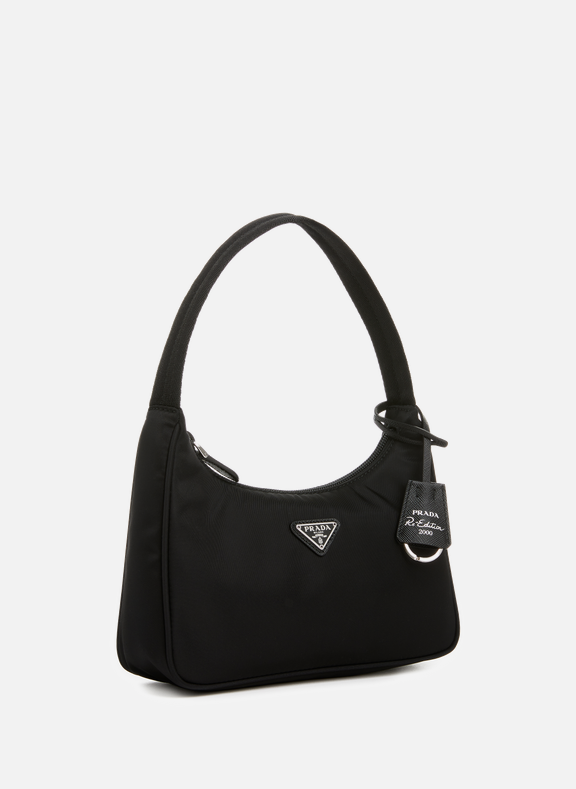 Prada Re-edition 2000 Re-nylon Shoulder Bag In Black