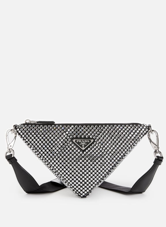 Silver 2025 triangle bag