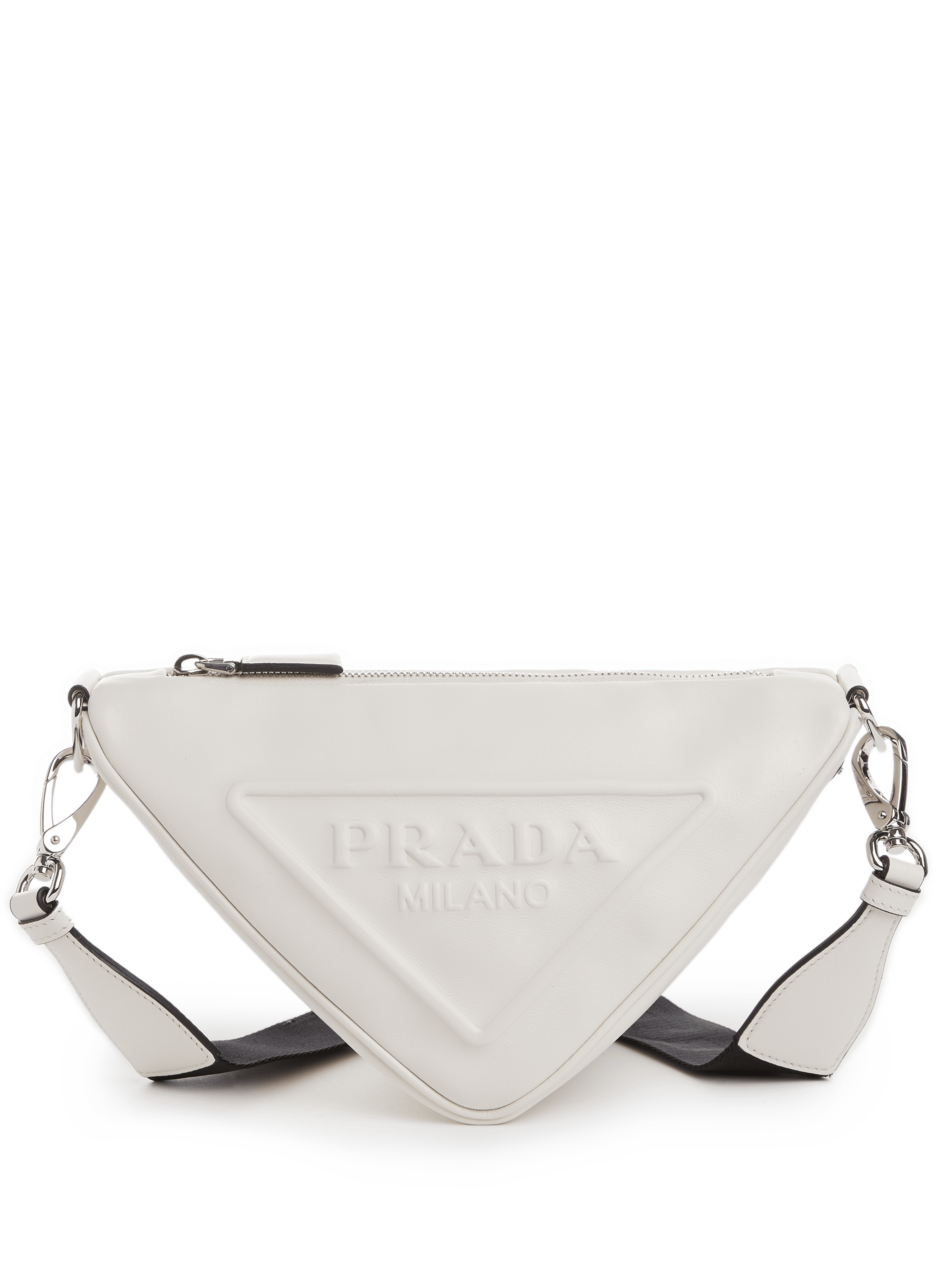 TRIANGLE LEATHER BAG PRADA for WOMEN