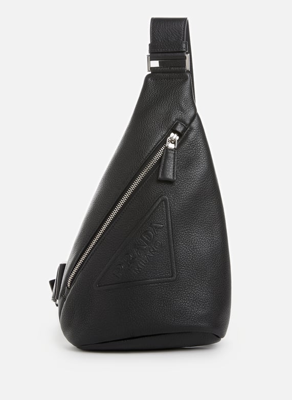Triangle Leather Bag Prada Men Printemps