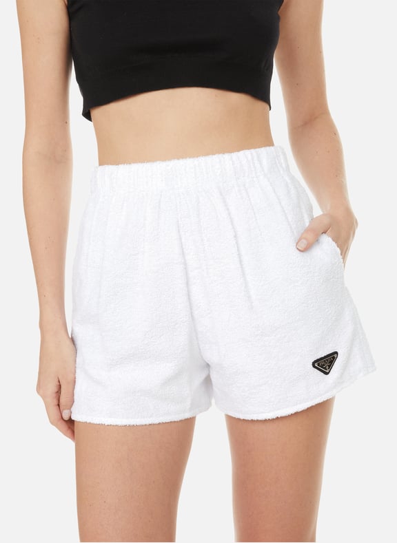 Prada white shorts Clearance